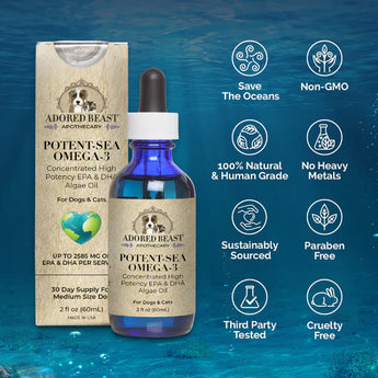 Adored Beast Potent-Sea Omega-3 | EPA & DHA - Cats Paradise