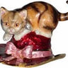 Bridgman - Hidden Treasures - Cat on Red Hat - Cats Paradise