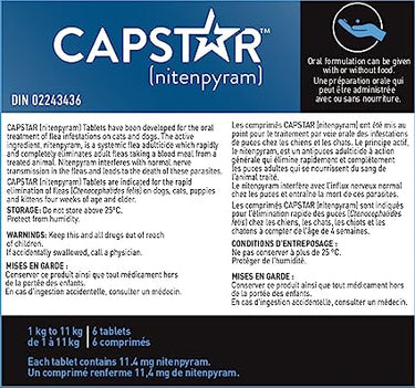 Capstar™ Fast Acting Oral Flea Treatment (Dog&Cat) - Cats Paradise