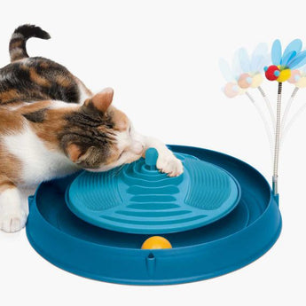 Catit Catit Play 3 in 1 Circuit Ball Toy with Massager - Cats Paradise