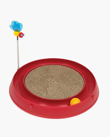 Catit Catit Play 3 in 1 Circuit Ball Toy with Scratch Pad - Cats Paradise