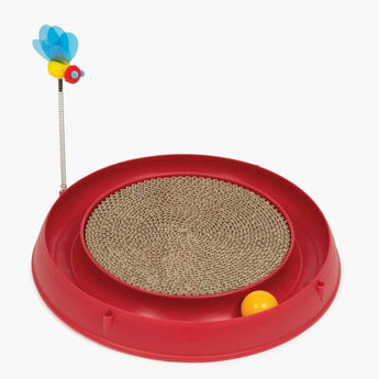 Catit Catit Play 3 in 1 Circuit Ball Toy with Scratch Pad - Cats Paradise