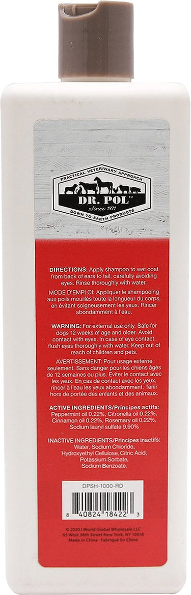 Dr. Pol Flea & Tick Shampoo Unscented 16 oz. - Cats Paradise