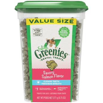 Feline Greenies Dental Treats  9.75 oz  Salmon