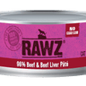 Rawz Beef & Beef Liver Pate cat cans 5.5 oz (8% Case Discount) - Cats Paradise