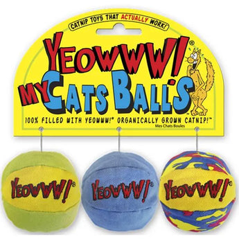 Yeowww Cat Balls 3 pk - Cats Paradise