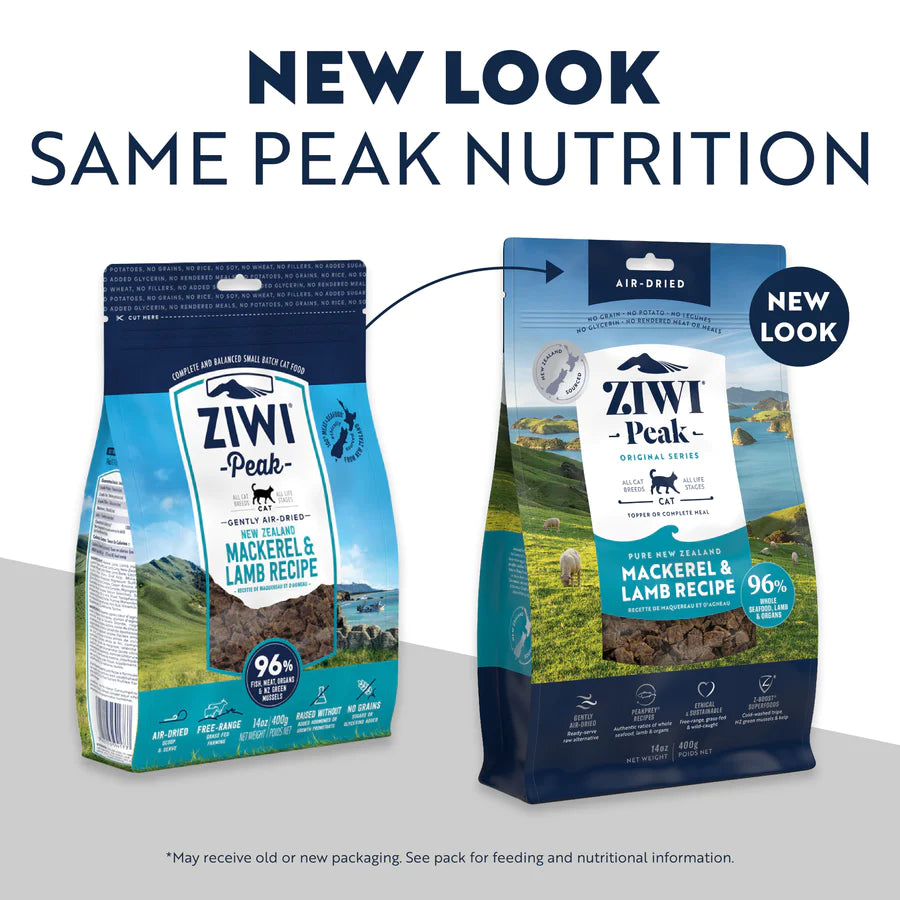 ZIWI Original Air-Dried Mackerel & Lamb Recipe for Cats - Cats Paradise